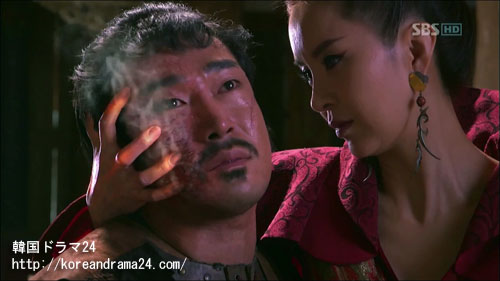 韓国ドラマ シンイ-信義-3話に初登場した火攻の使い手、ファスイン役のシン・ウンジョン