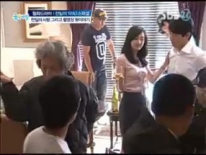 ‘千日の約束’韓国ドラマ、キムレウォン＆スエ　、撮影現場